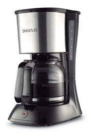 Cafetera Smartlife SL-CM9402 negra y plata 220V 
